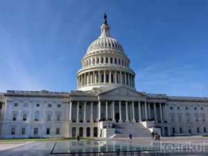 ワシントンDC】白亜のドームが美しい、国会議事堂の見学ツアーに参加